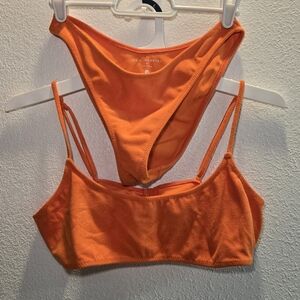 PacSun Bright Orange Bikini‎ Set